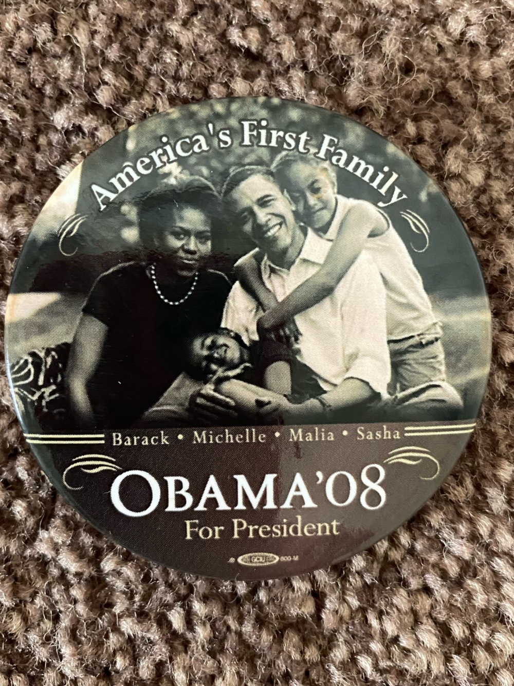 Obama 2008 Campaign Button